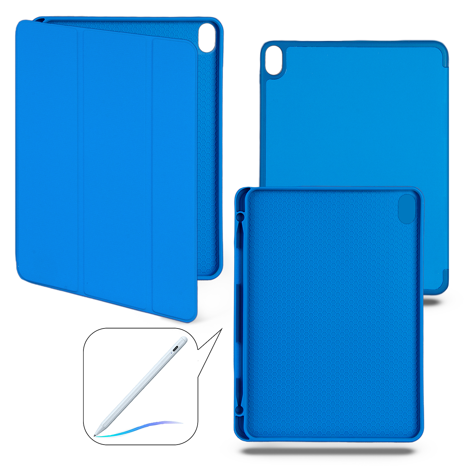 Чехол-книжка iPd 10 (2022) 10.9 Smart Case (Pencil) Blue №16