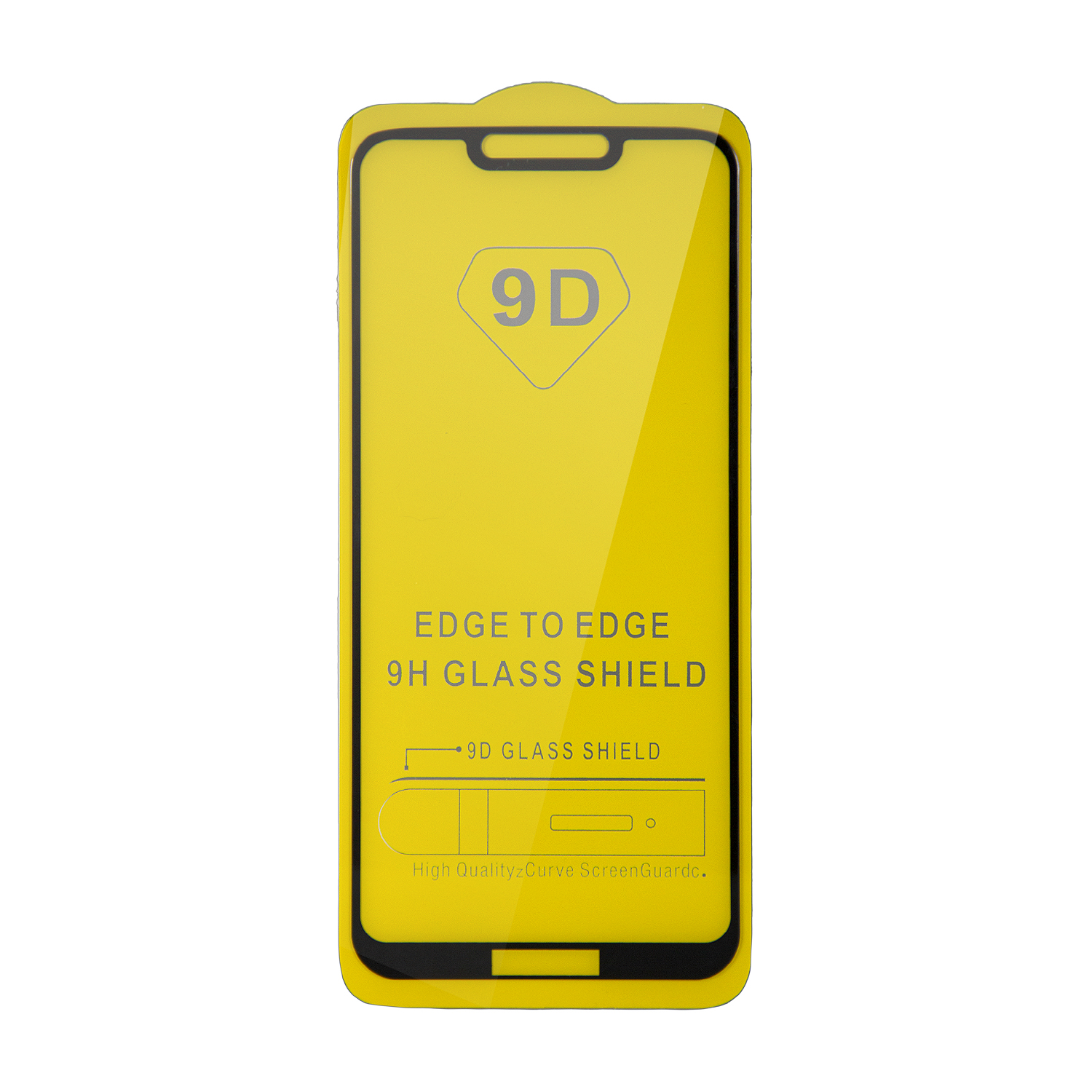 Защитное стекло Huawei Honor 8C с рамкой 9H Full Glue без упаковки