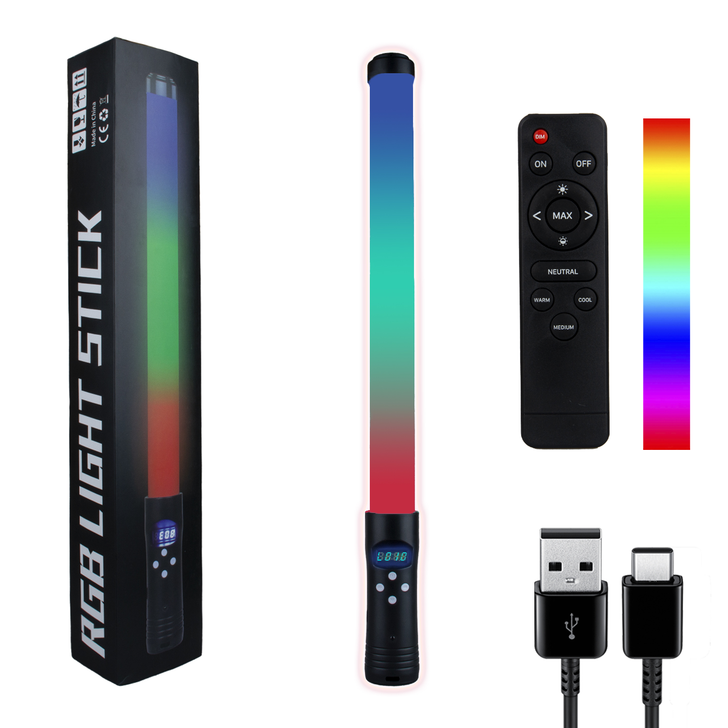 Светодиодная палка. Ручная световая палка RGB. RGB лампа Stick 100см. РГБ палка. Luxkoe RGB Stick 120 SM.